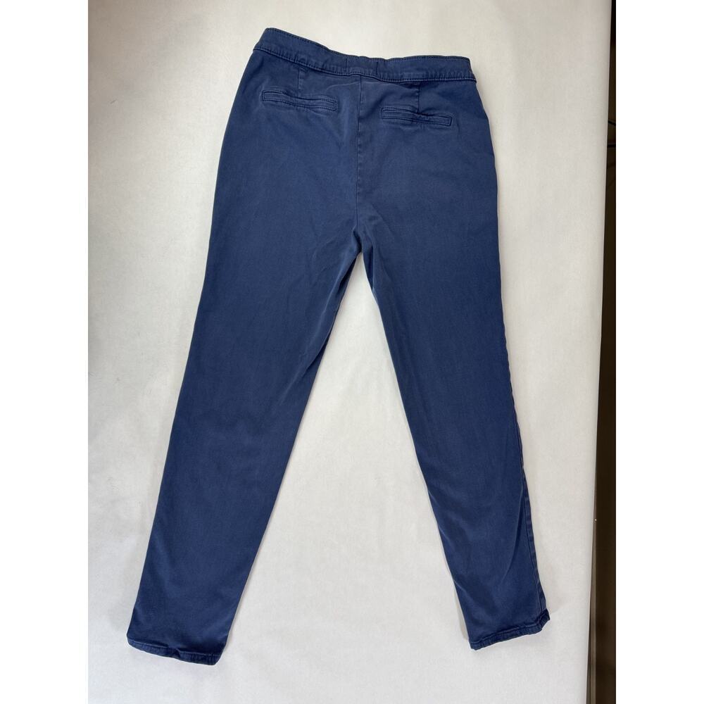 Lila Ryan Women's Straight Steel Blue Pants Preppy Career Work Size 6